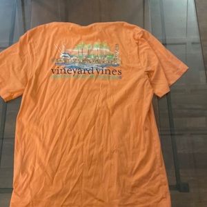 Vinyard vines peach short sleeve shirt